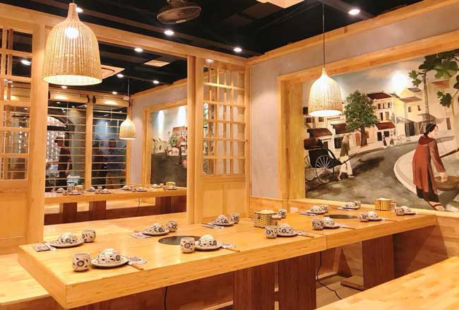 Phòng ăn riêng tại Bánh tráng thịt heo Phú Cường cơ sở 4 100 Vũ Phạm Hàm
